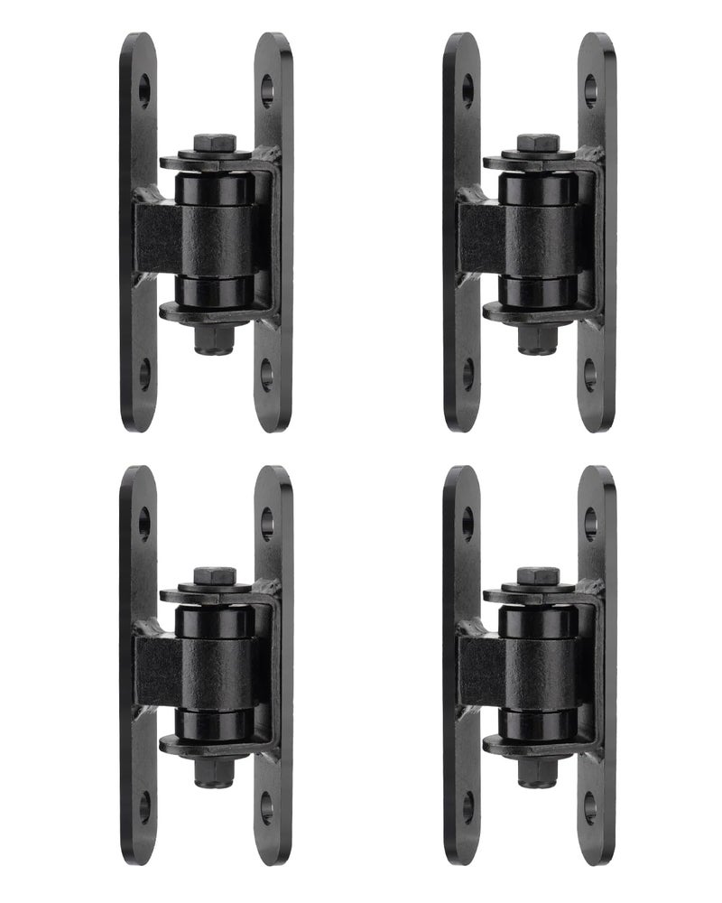 SPARKWHIZ 7"" Heavy Duty Gate Hinge, Bolt onto or Weld on Gate Hinge with Needle Roller Bearing for Driveway Vehicular Pedestrian Gates, 4 Pack - Image 1